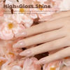 Picture of RARJSM Nude Gel Nail Polish Eggshell Pink Neutral Skin Tone Sheer Jelly Gel Polish 1PC 15ml Single Bottle Cream Transparent Pink Nail Gel Polish Soak off UV LED Cured for Home Salon DIY Manicure