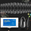 Picture of Beetles Gel Nail Tips Soft Nail Extension Set，504Pcs 12 Sizes Pre-Shape Clear Short Almond Nail Tips Press on Soft Gel Nail Tips for Full Cover Soak off False Nails for Nail Art DIY Home Manicure