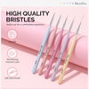 Picture of MelodySusie Nail Art Liner Brushes 5Pcs Professional Gel Polish Painting Art Design Pen Set for Thin Long Lines, Tiny Details, Fine Drawing, Delicate Coloring Sizes 5/7/9/11/20mm