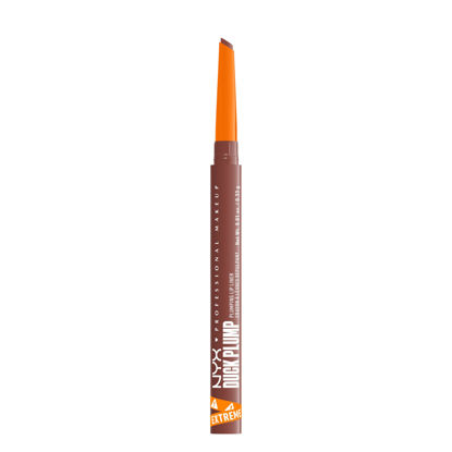 Picture of NYX PROFESSIONAL MAKEUP Duck Plump Plumping Lip Liner, Matte Lip Pencil With Up To 10HR Wear, Nude Flip (Nude Lip Liner)