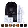 Picture of Simpler Hair Color for Men Kit for Full Gray Coverage - Dark Brown Hair Color - Safe, Simple, and Reusable Beard Color for Men