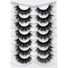 Picture of Pooplunch False Eyelashes Fluffy Volume Cat Eye Lashes Wispy Dramatic Fake Eyelashes 8D Faux Mink Lashs 7 Pairs Pack