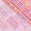 Picture of Shynek Kids Press Nails for Girls, 168Pcs Children Fake Nails Pre Glue Nail Stickers Full Cover Short False Nails Set for Girls Gift Nail Art Decoration