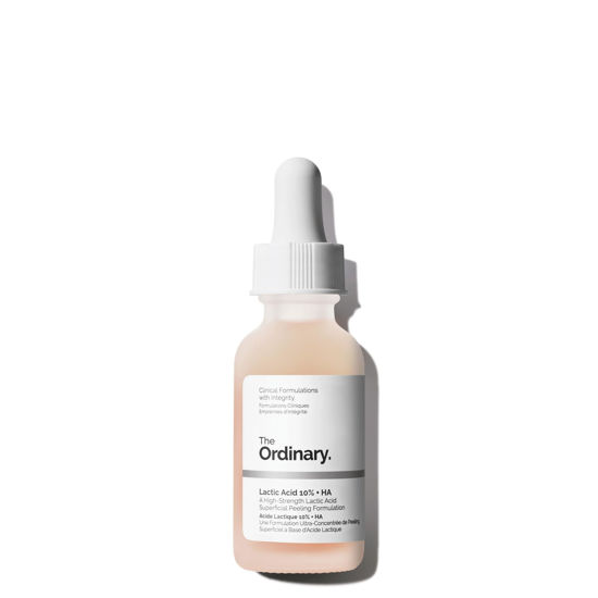 Picture of The Ordinary Lactic Acid 10% + HA 2%, High-Strength Exfoliating Serum for Smoother, Brighter Skin, 1 Fl Oz