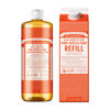 Picture of Dr. Bronner's - Pure-Castile Liquid Soap Bottle & Refill Carton Made with 82% Less Plastic (Tea Tree, 32 oz) - Face, Body, Hair, Laundry, Dishes & More, Super-Concentrated, Organic, Vegan, Non-GMO