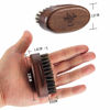 Picture of BFWood Small Travel Beard Brush - Natural Boar Bristles with Black Walnut Wood