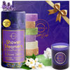 Picture of Shower Steamers Aromatherapy - Birthday Gifts for Women - Shower Bombs Aromatherapy, Spa Day Essentials, Relaxation Spa Gifts - Self Care Unique Gifts for Women and Men (Gift Set w/Scented Candle)
