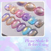 Picture of Born Pretty Pearl Gel Nail Polish Set Shell Glimmer Shimmer Mermaid Glitter Gel Polish Transparent Jelly Pearlescent Gel Polish Nail Art Manicure Varnish 6 Colors 7ml Collection Gifts
