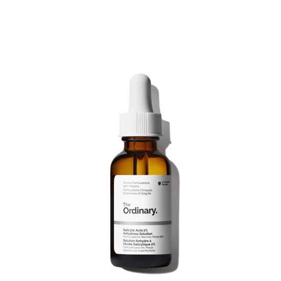 Picture of The Ordinary Salicylic Acid 2% Anhydrous Solution, Gentle Exfoliating Serum for Blemish-Prone Skin and Uneven Texture, 1 Fl Oz