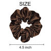 Picture of 12 Pcs Satin Silk Hair Scrunchies Soft Hair Ties Fashion Hair Bands Hair Bow Ropes Hair Elastic Bracelet Ponytail Holders Hair Accessories for Women Girls (Assorted Multi-color Pair)
