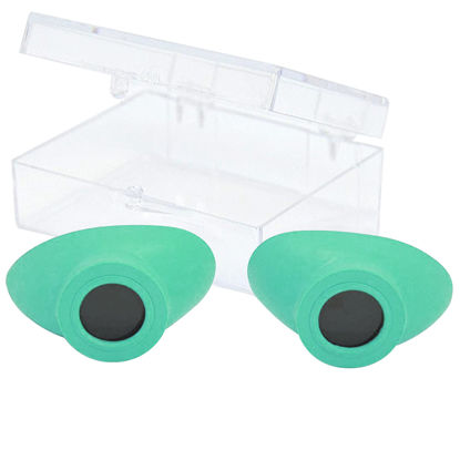 Picture of Super Sunnies Slim Flex UV Eye Protection, FDA Compliant Individual Tanning Goggles Eyeshields (Teal)…