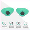 Picture of Super Sunnies Slim Flex UV Eye Protection, FDA Compliant Individual Tanning Goggles Eyeshields (Teal)…