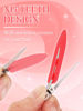 Picture of 8Pcs No Bend No Crease Hair Clips- Styling Duck Bill Clips Alligator Hair Barrettes for Styling Sectioning, Small Gifts for Women Girl Salon Hairstyle Hairdressing Bangs Waves, Gradient Pink