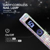 Picture of GAOY Handheld UV Light for Gel Nails, Mini Nail Light, Portable LED Nail Lamp, Cordless Rechargeable USB Nail Dryer for Fast Curing, Diamond