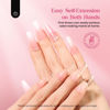 Picture of Beetles Gel Nail Tips Upgraded 15 Sizes Long Coffin Gel Nail Tips 630Pcs Pre-Shaped Clear Full Cover False Nails Easy Nail Extension for Gel Nail Polish Valentine's Day Gift for Women