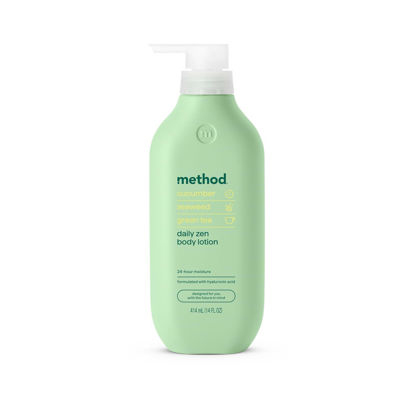 Picture of Method Body Lotion, Daily Zen, Cucumber, Seaweed + Green Tea notes, 24 Hours of Moisture, 14 oz
