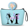 Picture of Women Gifts for Birthday, Makeup Bag, Maid of Honor Gifts, Gifts for Bride,bridesmaid, Sister Gifts, Friend Birthday Gifts for Women, Womens Birthday Gifts, Cosmetic Bag with Mirror,Christmas Gifts,M