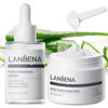 Picture of LANBENA 3-in-1 Blackhead Removal Set - Pore Strips (30g), Pore Minimizing Serum (30ml) & Removal Paper - Mask for Face, Minimizes Pores & Leaves Skin Fresh & Clean, Blackhead Remover