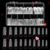 Picture of Beetles Acrylic Nails Kit 500Pcs Long Coffin Pre-Shaped Clear Full Cover Soft False Nails, Nail Tips Soak Off Easy Nail Extension Set for DIY Nails Art Home Gift for Women