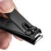 Picture of Nail Clippers Set, Sharp Stainless Steel Fingernail Clipper & Toenail Clippers, Black Nail Cutter, Large and Small 2 Piece Set.