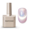 Picture of MAYCHAO 15ML Cat Eye Gel Nail Polish 1Pc Aurora Mermaid 10 Gel Polish with Magnet Soak off Holographic Magnetic Nail Polish for Nail Art Manicure Salon DIY at Home, 0.5 OZ