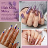 Picture of 31Pcs Dip Nails Powder Starter Kit, AZUREBEAUTY 20 Colors Purple Blue Glitter Dipping Powder Recycling Tray Liquid Set with Base Top Coat Activator for French Nails Art Manicure DIY Home Salon
