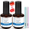 Picture of LOUINSTIC Gel Nail Polish Remover-2pcs Gel Polish Remover Kit with 100/180 & 600/3000 Grit Nail Files,2-5 Minutes Quick & Easy Gel Nail Polish Removal at Home, No Irritation,No Need to Soak or Wrap