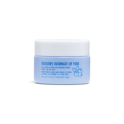 Picture of W7 Super Sweet Dreams Blueberry Lip Mask - Vitamin E, Aloe Vera and Grape Seed Oil - For Hydrated, Full Looking & Irresistible Lips - 0.67 Fl Oz