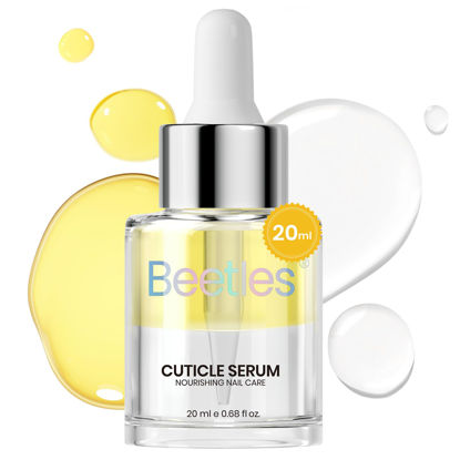 Picture of Beetles 20ml Cuticle Oil Nail Oil Care for Nail, Hydrating Oil For Repaired Cuticles, Remedy For Damaged Skin & Thin Nails Vitamin E, Rice Bran & Sweet Almond Oils Softener Nail Repair Gift for Her