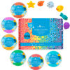 Picture of Squishy Bath Bombs for Girls & Boys with Surprise Toys Inside (6 Pack) - Large Bubble Bomb & Hidden Figures, Gentle and Safe, USA Made, Birthday Gifts for Kids by Two Sisters