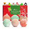 Picture of Christmas Bath Bombs for Kids with Surprise Toys Inside (6 Pack) - Holiday Gifts and Stocking Stuffers for Boys and Girls - Bubble Treats with Cheerful Scents, USA Made by Two Sisters