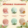 Picture of Christmas Bath Bombs for Kids with Surprise Toys Inside (6 Pack) - Holiday Gifts and Stocking Stuffers for Boys and Girls - Bubble Treats with Cheerful Scents, USA Made by Two Sisters