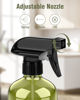 Picture of Glass Spray Bottle, Olive Green Glass Spray Bottle Set & Accessories for Non-toxic Window Cleaners Aromatherapy Facial Hydration Watering Flowers Hair Care (2 Pack/16 oz)