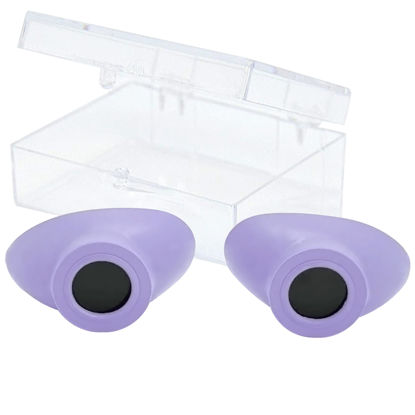 Picture of Super Sunnies Slim Flex UV Eye Protection, FDA Compliant Individual Tanning Goggles Eyeshields (Lavender)…