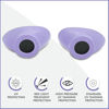 Picture of Super Sunnies Slim Flex UV Eye Protection, FDA Compliant Individual Tanning Goggles Eyeshields (Lavender)…