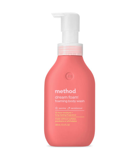 Picture of Method Dream Foam, Foaming Body Wash, Jasmine + Sandalwood, 13.5 oz