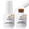 Picture of Beetles 20ml Nail Dehydrator and Primer, Large Capacity Acid Free Natural Nail Prep Dehydrate and Primer, Acrylic Nail Dehydrator and Primer for UV Gels Superior Bonding Professional Salons Set