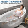 Picture of Full Body Bath Pillow for Bathtub, Thick Bathtub Cushion with Laundry Bag, Luxury Tub Pillow for Bath for Headrest Neck and Back Support White 56" x 16"
