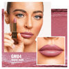 Picture of Oulac Matte Lipstick with Metallic Shine, Comfortable Creamy Texture, Smooth No Grainy Feeling, Vegan & Gluten Free, Full-Coverage Lip Colour 4.3g, Christmas Gifts for Women, GM04 Mauve Babe