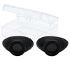 Picture of Super Sunnies Slim Flex UV Eye Protection, FDA Compliant Individual Tanning Goggles Eyeshields (Black)