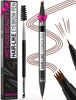 Picture of iMethod Eyebrow Pen - Eyebrow Pencil Magical 2-in-1 Eye Brow Pencils for Women with 4-Fork-Tip & Precise Brush-Tip Create Natural Hair-Like Brows, Last All-Day, Microblading Eyebrow Pen, Reddish Brown
