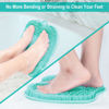 Picture of BESKAR XL Large Foot Scrubber Mat for Use in Shower - Shower Foot Cleaner to Eliminate Calluses Dead Skin, Foot Massager Mat for Men & Women to Soothe Achy Feet, Non Slip Suction Cups