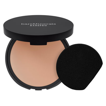 Picture of bareMinerals Barepro 24HR Skin-Perfecting Powder Foundation, Matte Pressed Powder Foundation Full Coverage with Plant-Based Squalene, Oil Control, Vegan - Medium 30 Cool