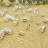 Picture of 100pcs Silver Hair Jewelry for Braids Loc Jewelry Rings for Hair Adjustable Cuffs Dreadlocks Hair Beads for Women Braids Accessories