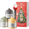 Picture of ANAI RUI Face Mask Gift Set, Turmeric Clay Mask - Green Tea Clay Mask - Dead Sea Minerals Mud Mask, Spa Facial Mask Set, Valentine's Day Gift Set 2.5 oz each