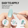 Picture of MAYCHAO 15ML Cat Eye Gel Nail Polish 1Pc Cyan Gel Polish with Magnet Soak off Holographic Magnetic Nail Polish for Nail Art Manicure Salon DIY at Home, 0.5 OZ