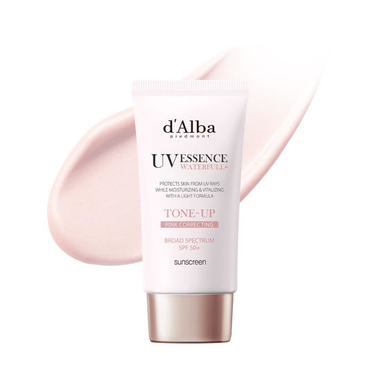 Picture of d'alba Piedmont Waterfull Tone-Up Sunscreen Serum BROAD SPECTRUM SPF 50 + Korean Sunscreen for Face, All Skin Tones, Sweat Proof Formula (1.69 fl.oz.)