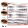 Picture of Bottom Lashes Natural Lower Lashes Bottom Lash Clusters 5-8MM Bottom Eyelash Clusters Wispy Bottom Lash Extension 3 Styles Bottom Eyelash Extensions DIY Cluster Eyelash Extension by ZANLUFLY