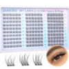 Picture of Lash Clusters Wispy Eyelash Clusters CC Curl Cluster Lashes zanlufly Natural Individual Lashes 180Pcs Eyelash Extension 10-12MM DIY Lash Extension