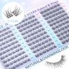 Picture of Lash Clusters Wispy Eyelash Clusters CC Curl Cluster Lashes zanlufly Natural Individual Lashes 180Pcs Eyelash Extension 10-12MM DIY Lash Extension